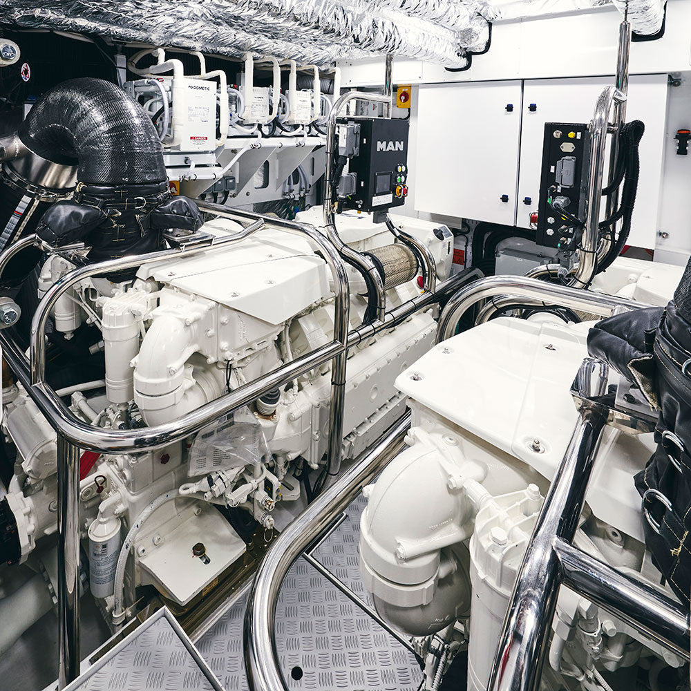 Engine Installations Engine room – PrincessYachtsParts.com