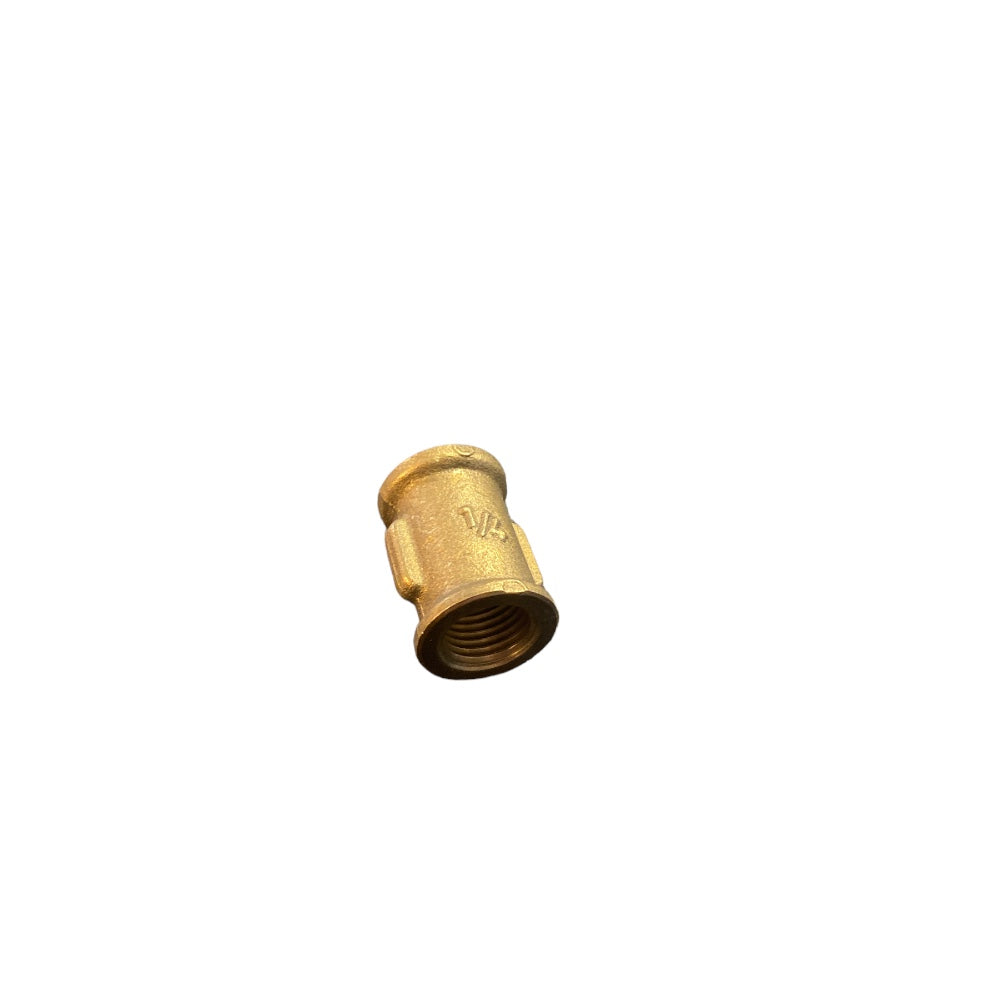 MANICOTTO DI GIUNZIONE PER TUBO, OTTONE, MANICOTTO 1/4"