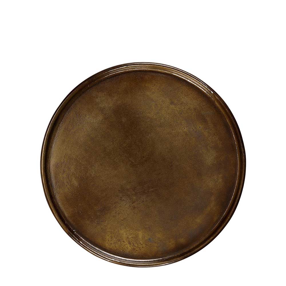 ZELDA Under plate vintage brass