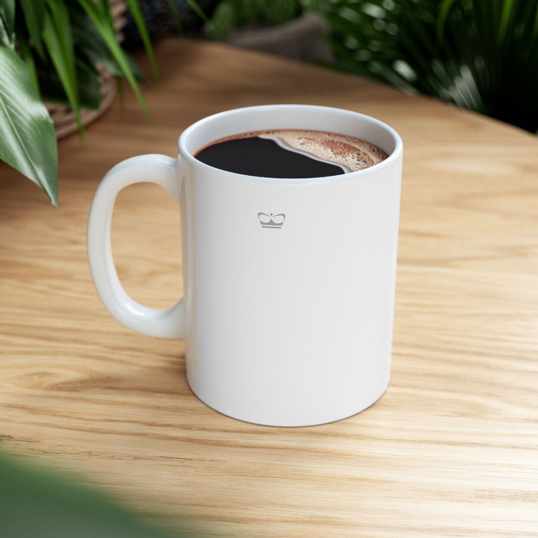 Princess weiße Keramiktasse, optionale Personalisierung