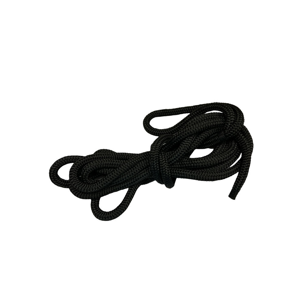 ROPE Mooring line braided 16MM X 6M, black