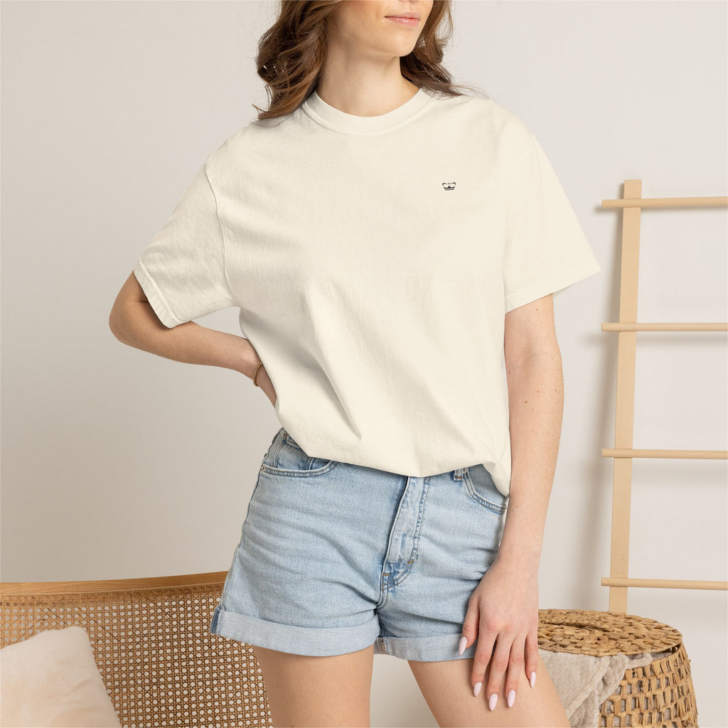 Princess T-shirt med sort broderet logo