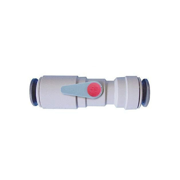 JG RED 15MM PLASTIC BALL VALVE (SINGLE)