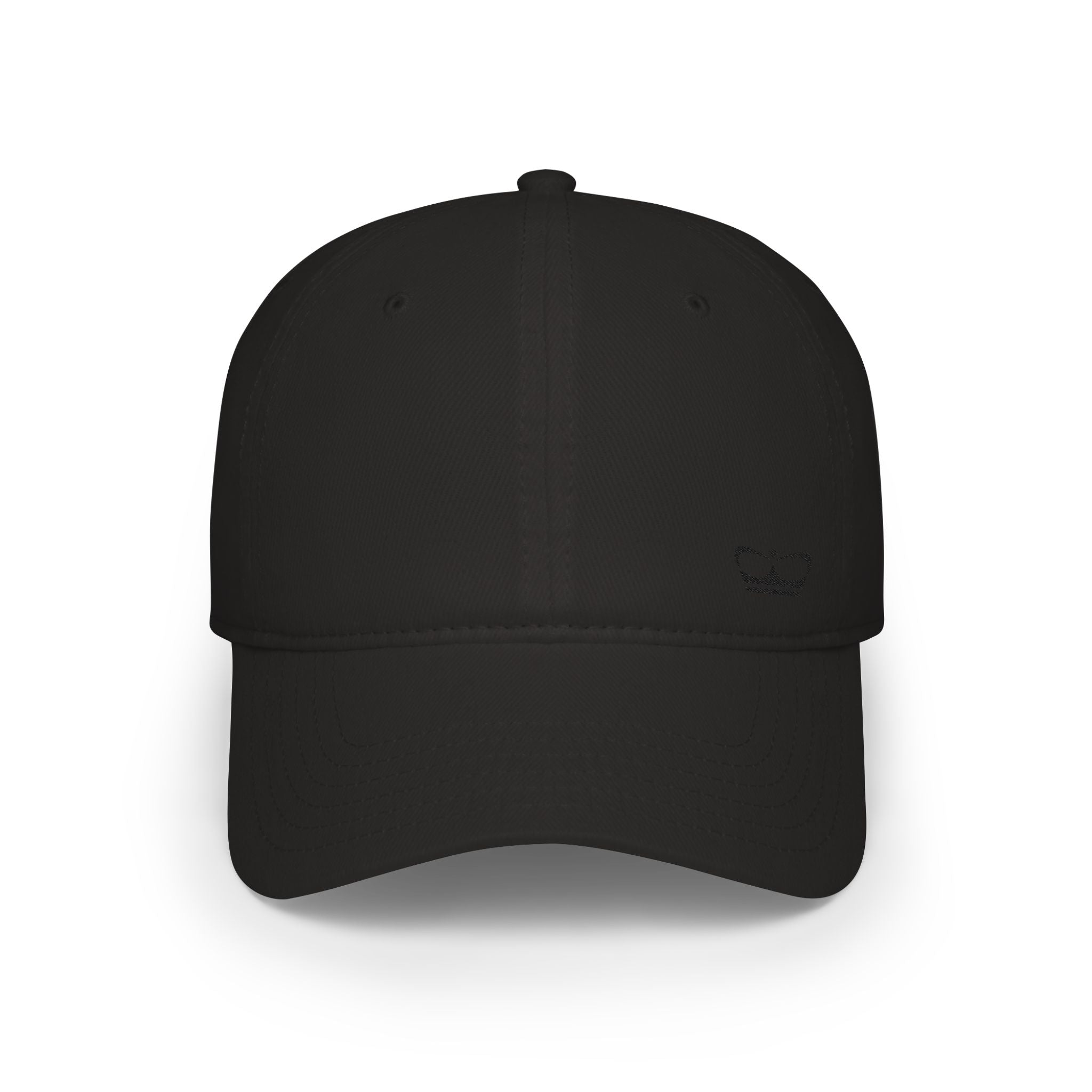 Casquette Princess, noire avec logo noir