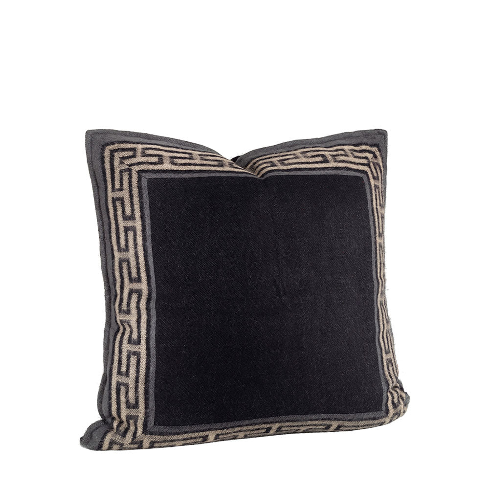 MORANDI Black/Grey Cushion cover 50x50
