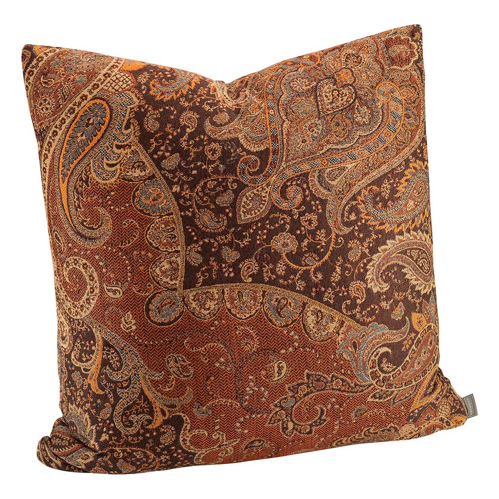 EROZ PAISLEY OCKER Kissenbezug 60x60