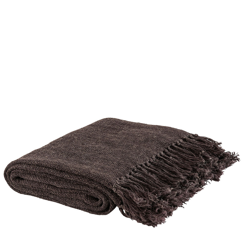 SOLA BROWN Throw 130x170