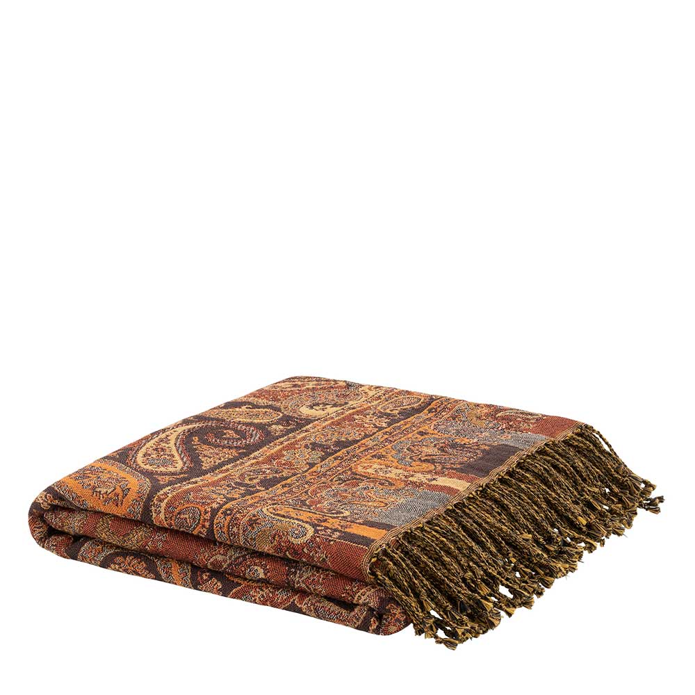 EROZ PAISLEY OCHER Throw 130x170