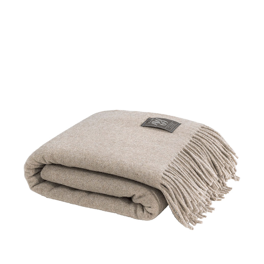 LIVIGNO TAUPE PLAID 130X80 cm
