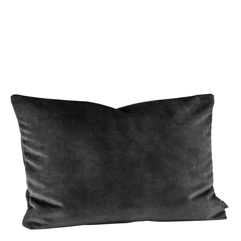 غطاء وسادة أفانا رمادي داكن 60x40
