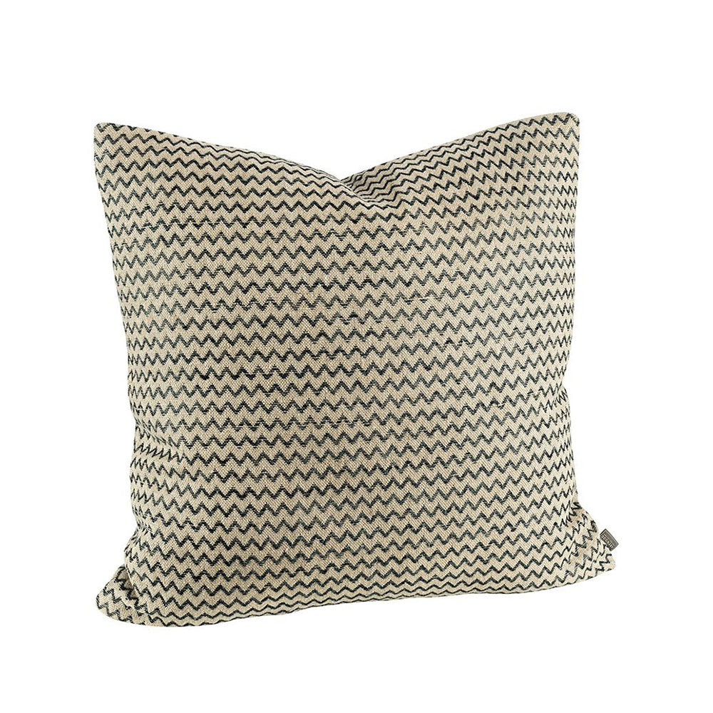 Наволочка CASA linen black CC plain 50x50