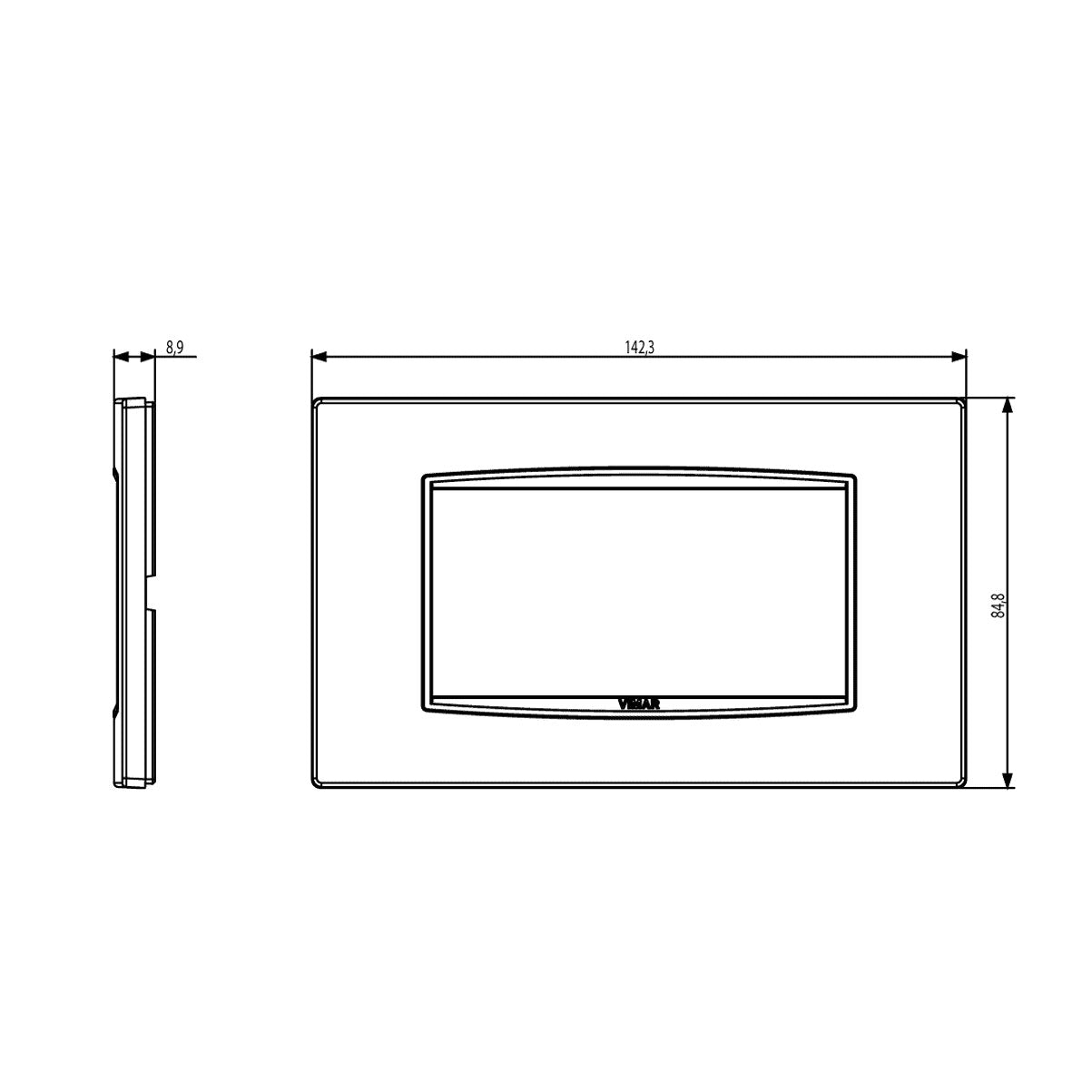 VIMAR 4G PLATE