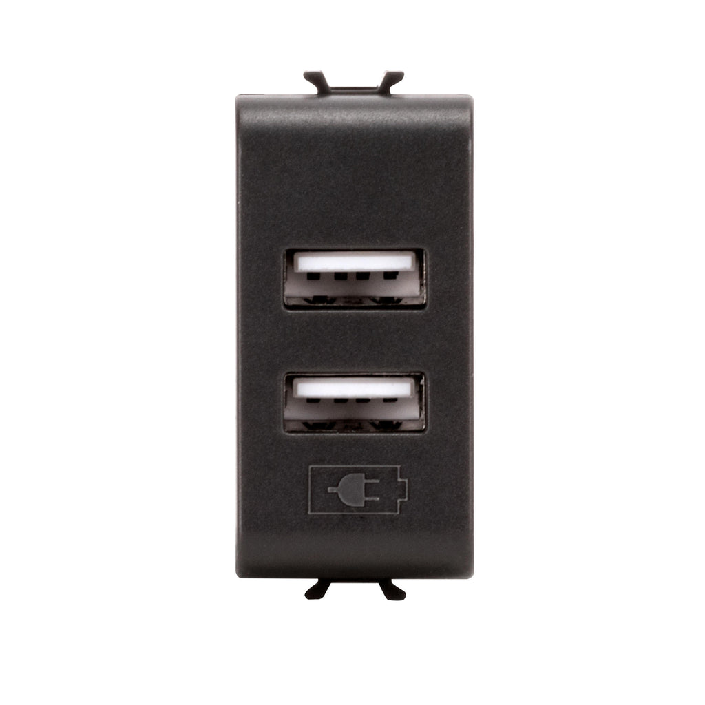 مخرج USB مزدوج GEWISS GW12450 1G