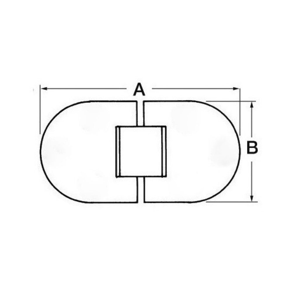 NORDWEST HÆNGSEL FOLDBART 84x30x2mm