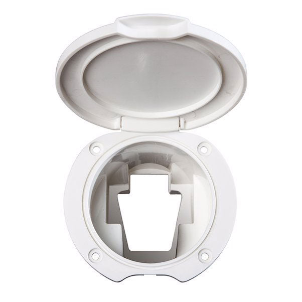 WHITE SINGLE HOUSING FOR SHOWER