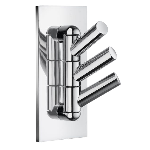 TRIPLE HOOK SWING POLISHED CHROME
