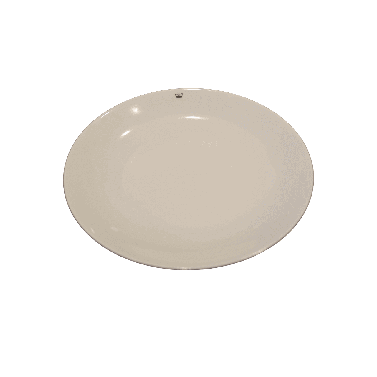 TALERZ OBIADOWY PRINCESS 26,5 CM BIAŁY Z HERBEM