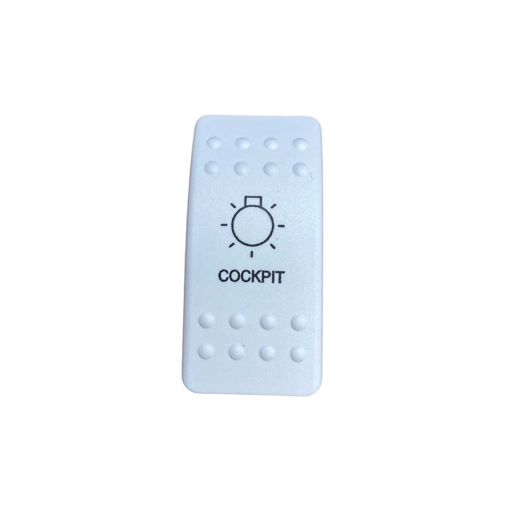 CARLING SWITCH COCKPIT LIGHT SYMB WHITE