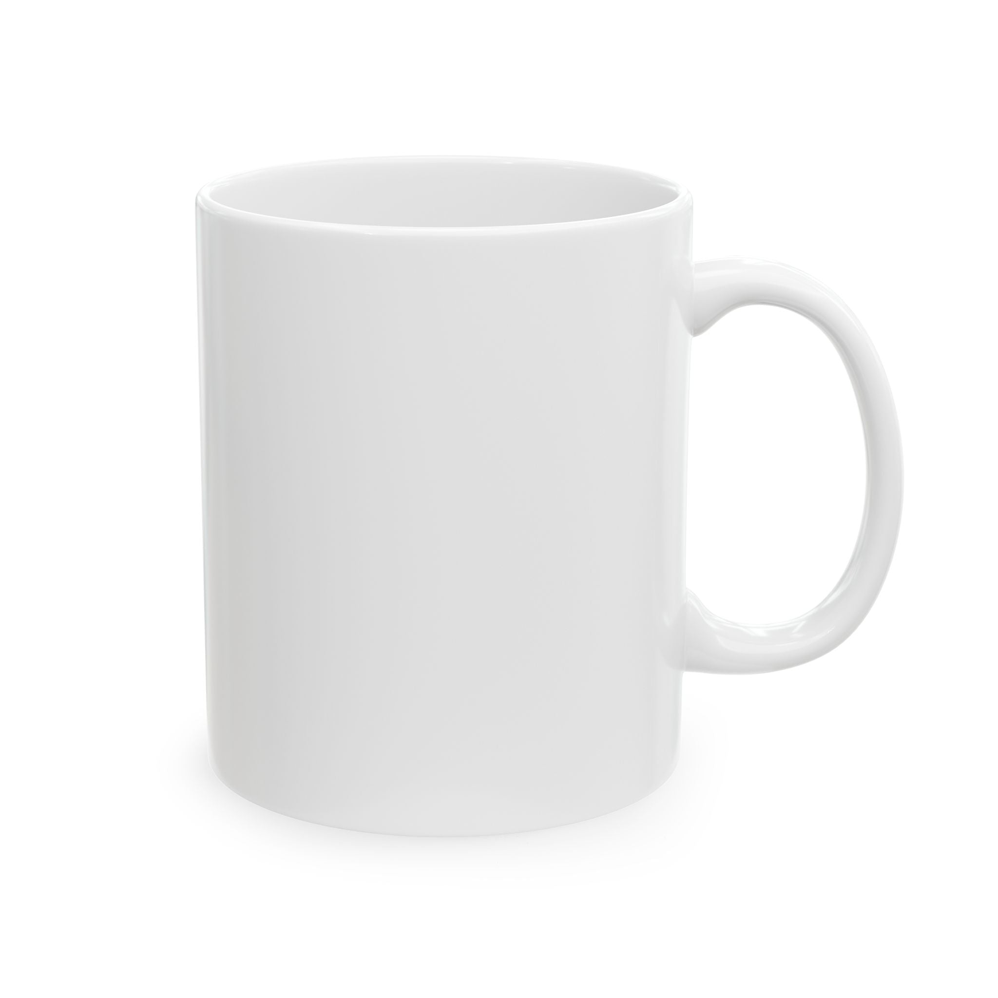 Princess White Ceramic Mug, Optional Personalization