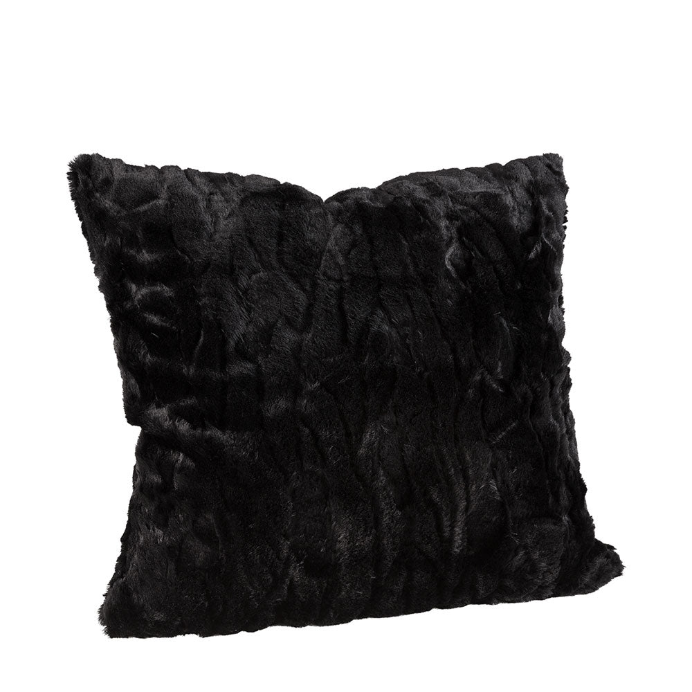 CELINE Solid Black Cushioncover 50x50