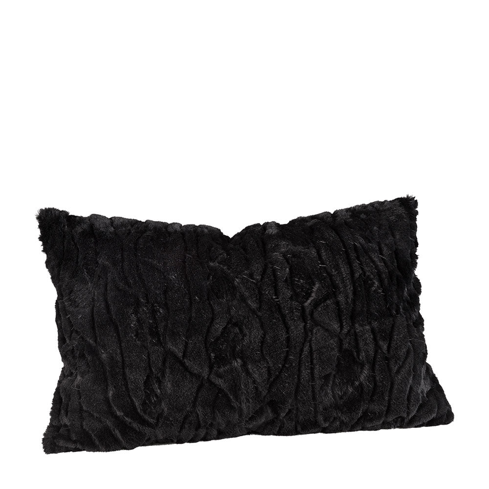 CELINE Solid Black Cushioncover 60x40