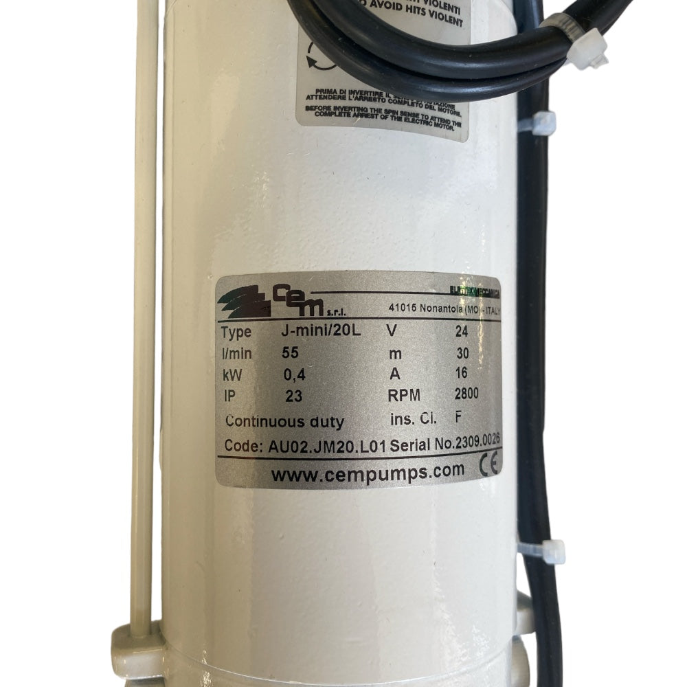 CEM J-MINI 24/20L WATER PRESSURE SYSTEM