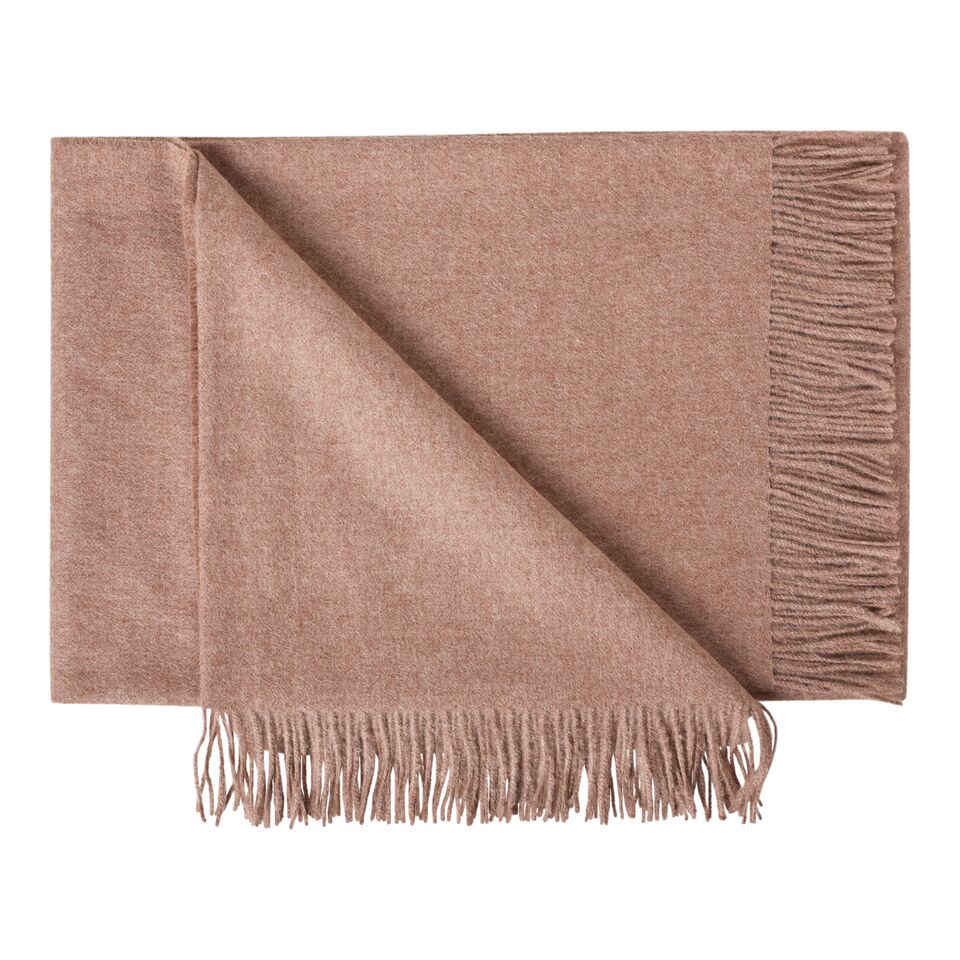 Plaid / scialle in baby alpaca, noce