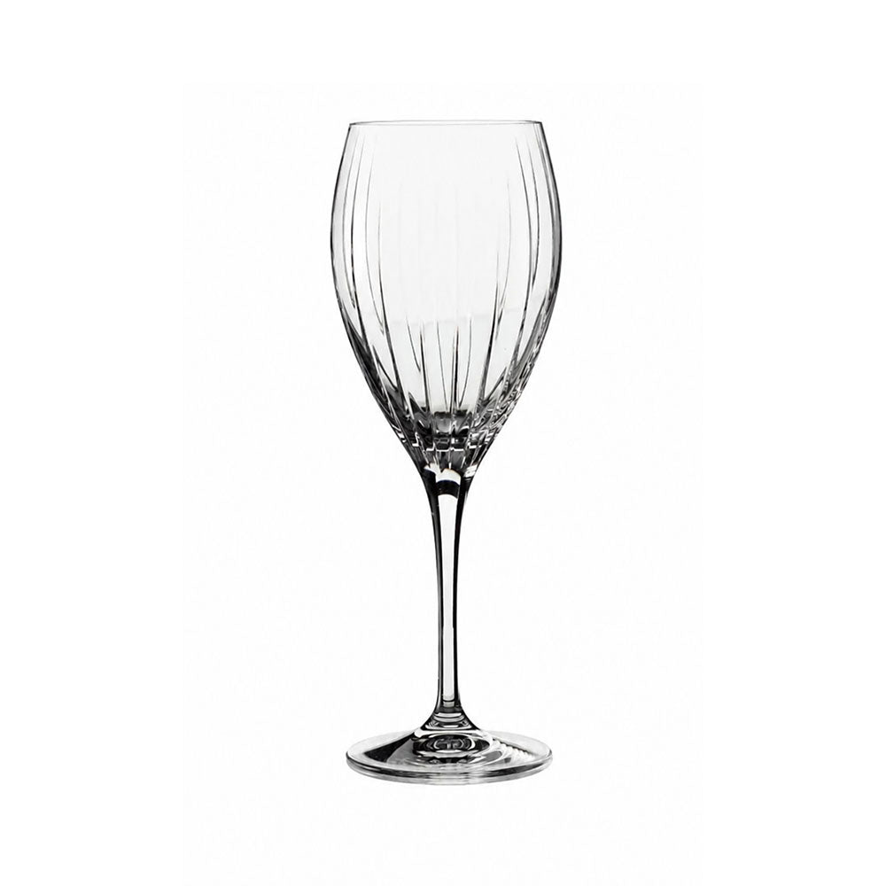 Lucrezia cut crystal wine glass