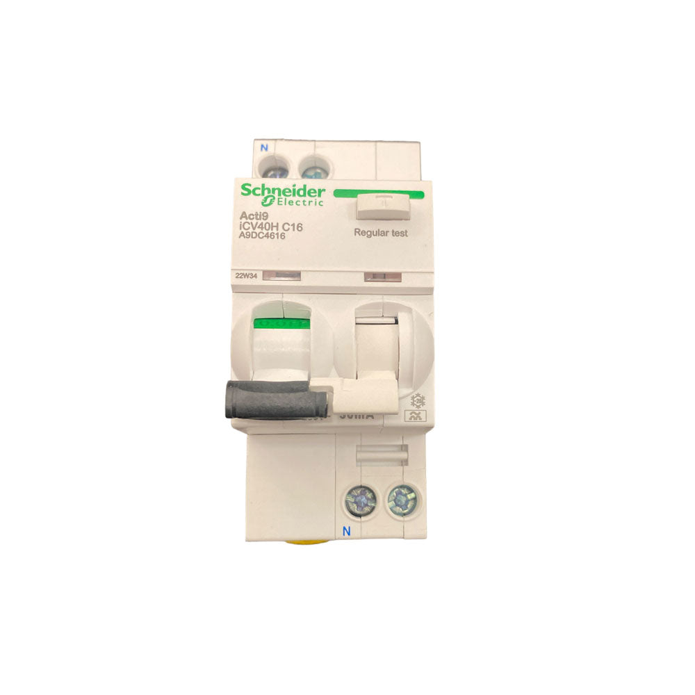 Schneider Devre Kesici, 1P+N, Acti9 iCV40, 230 V, 16 A, 1 Kutup