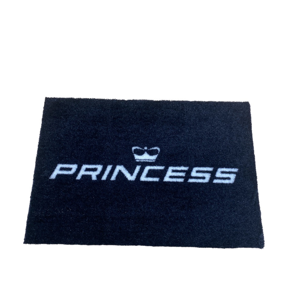 PRINCESS DOOR MAT, BLACK