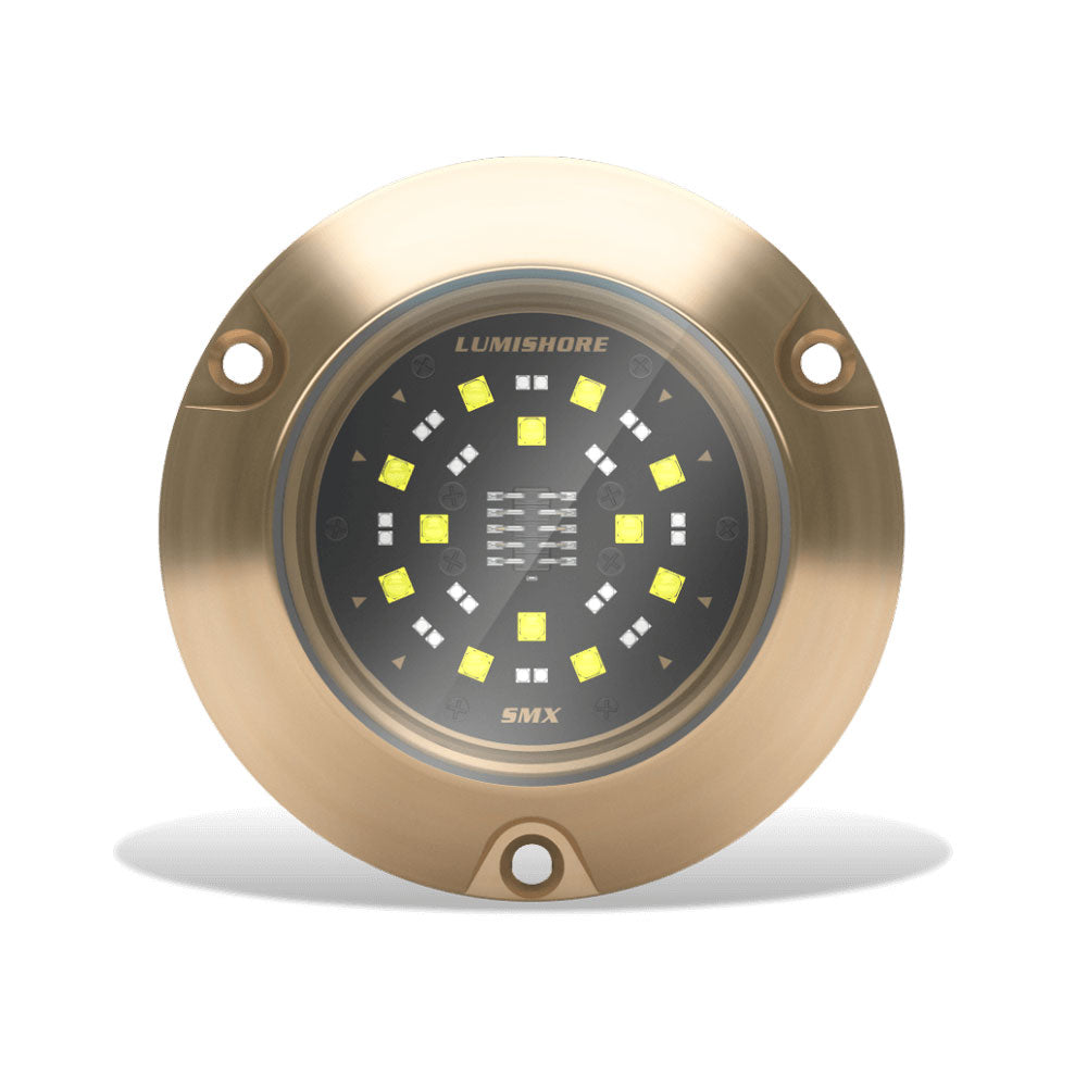 Lumishore SMX54 ECLIPSE - full power white + blue surface mount underwater light