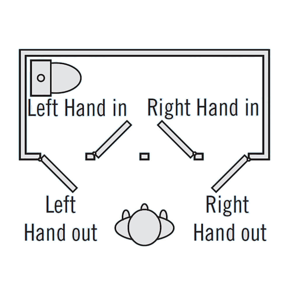 MOBELLA DOOR HANDLE MECHANISM RIGHT OUT LEFT IN