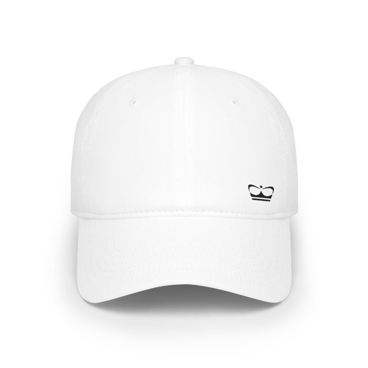 Princess Cap, white with black logo
