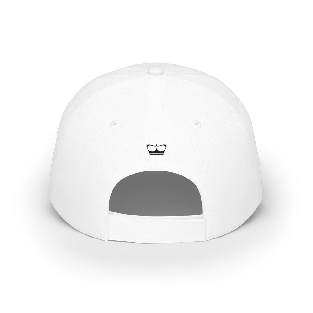 Princess Cap, white with black logo