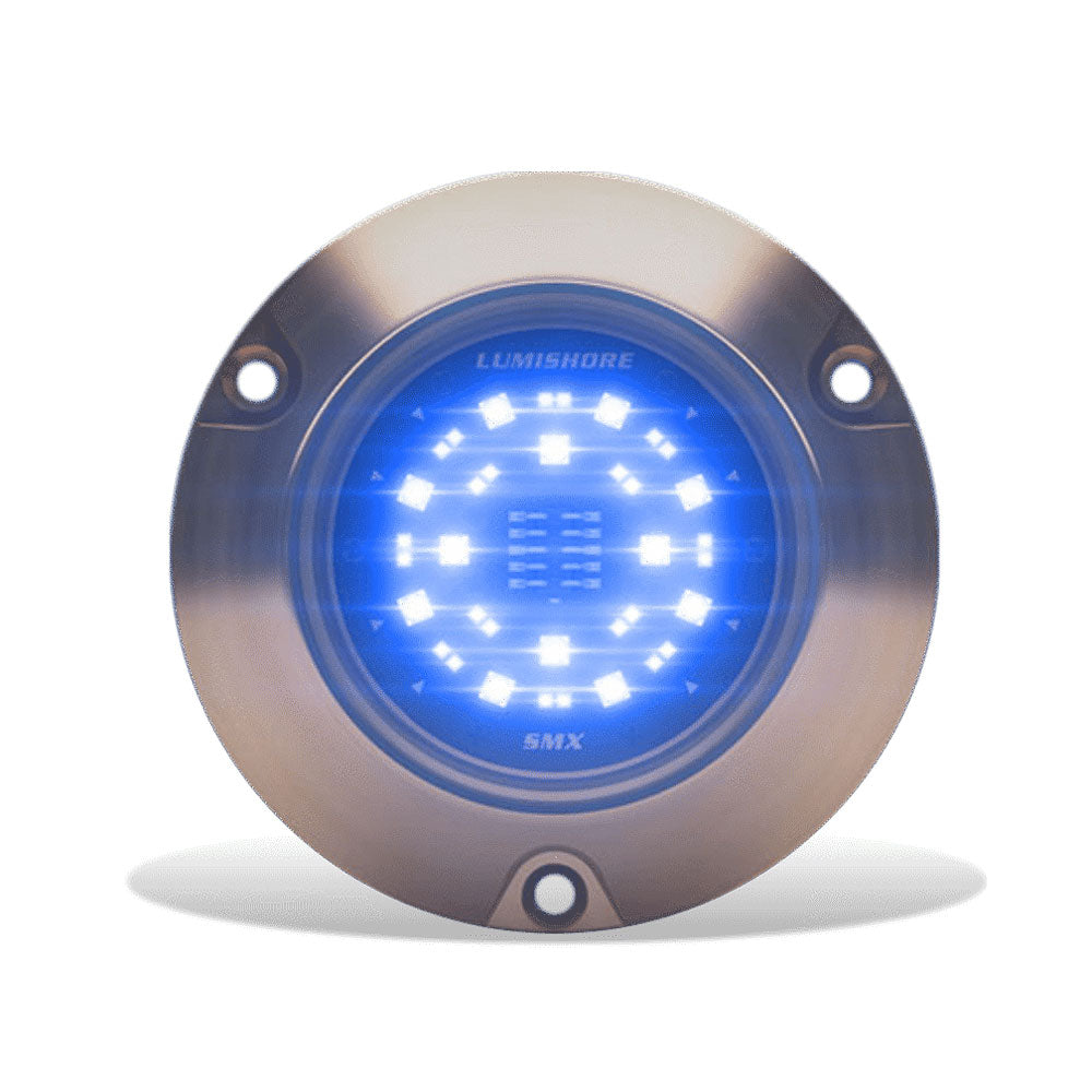 Lumishore SMX54 ECLIPSE - full power white + blue surface mount underwater light